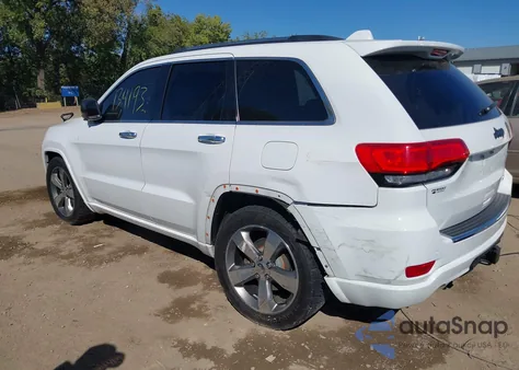 2015 Jeep Grand Cherokee Overland z USA, uszkodzony, nr VIN 1C4RJFCG1FC941352